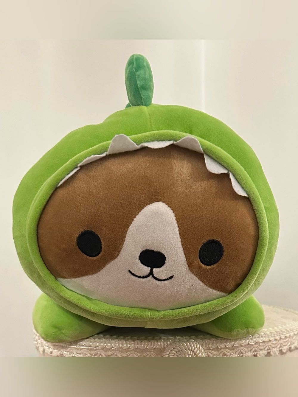 Dog in a Dinosaur Costume Stuffed Animal